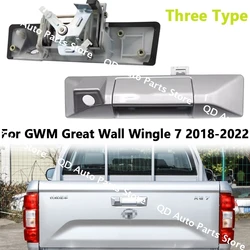 Tailgate Handle Compatible with For GWM Great Wall Wingle 7 2018-2022 Pickup Trucks Back Door Outer Handle with Camera Hole