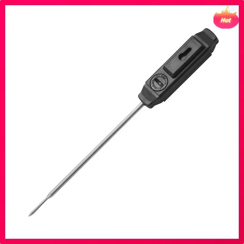 2X ميزان حرارة الطعام الرقمي للقراءة الفورية، ميزان حرارة اللحوم، ميزان حرارة الشواء عالي الدقة (أسود)