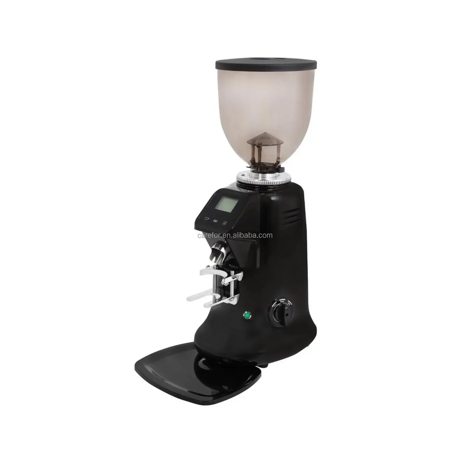 Commercial Electric Coffee Grinder Grade Touch Screen Automatic Espresso Coffee Grinder With Funnel