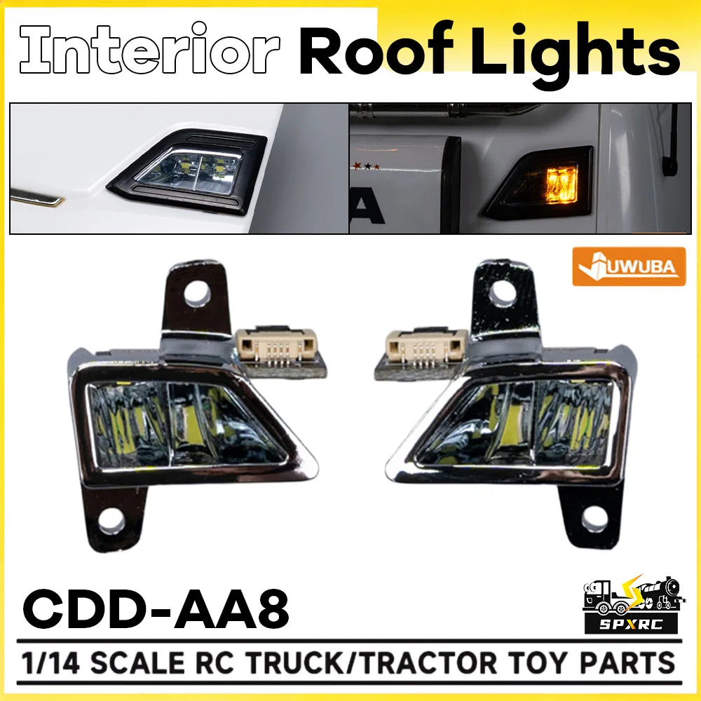 770S Interior Roof Lights Of The Cab CDD-AA8 For 1/14 Tamiyaa RC Dump Truck Tractor 56368/56371 Scaniaa JUWUBA Toy Model Parts