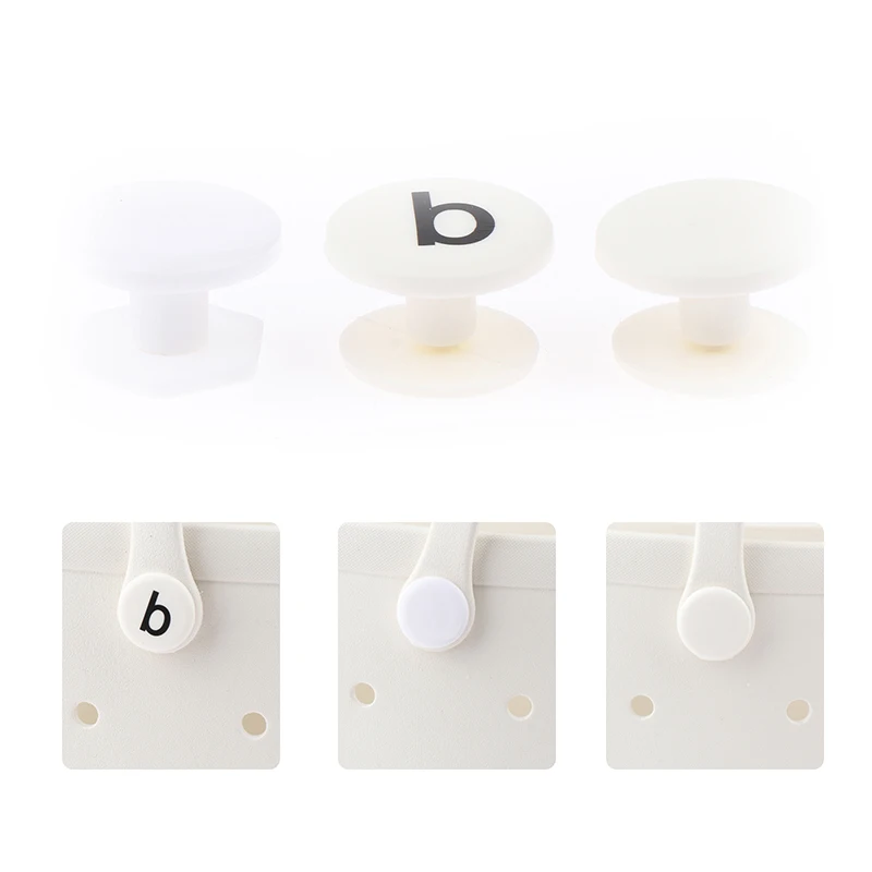 4pairs Hooks Accessories For Bogg Bags Insert Charm Cutie Cup Holder Connector Key Holder Beach Pool 13 Colors