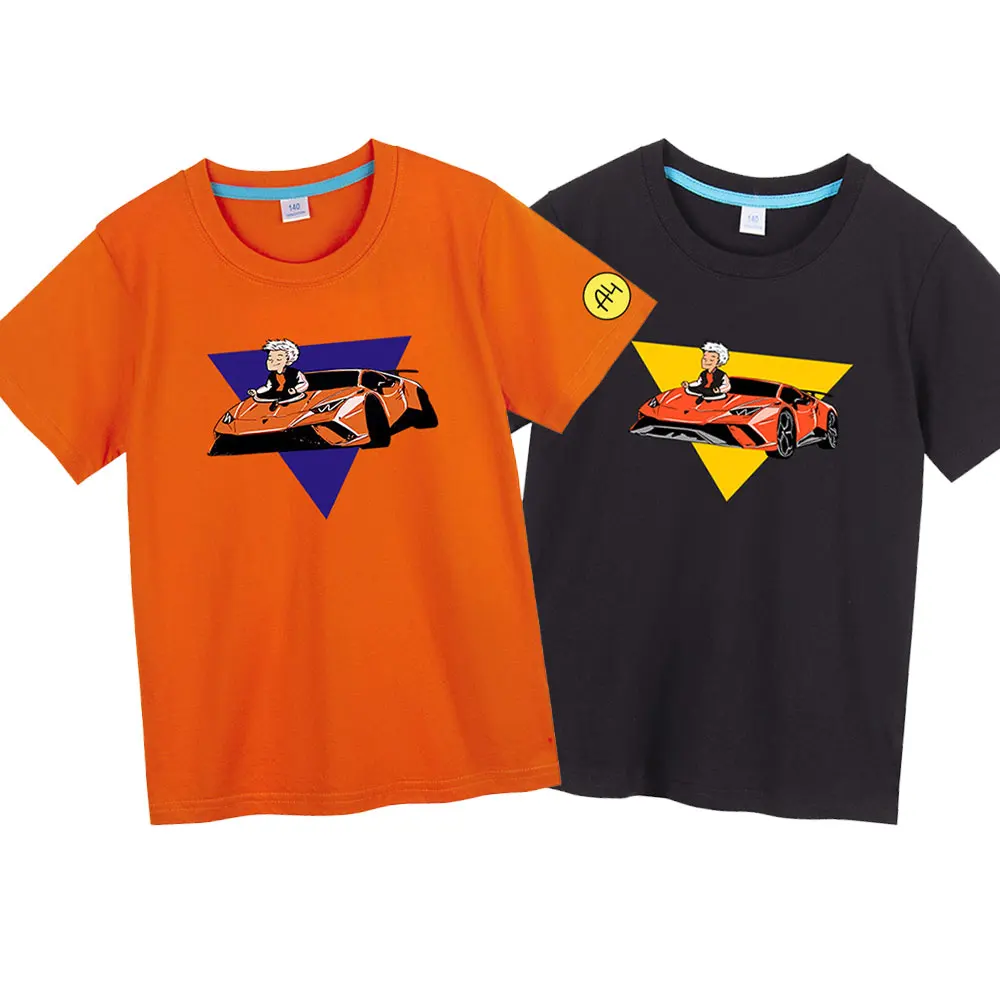 Влад А4 Cartoon Short Sleeve T-Shirt Merch A4 Gelik Lamba Children T-shirt Casual Boy Girl Clothing tops 3-12 Years