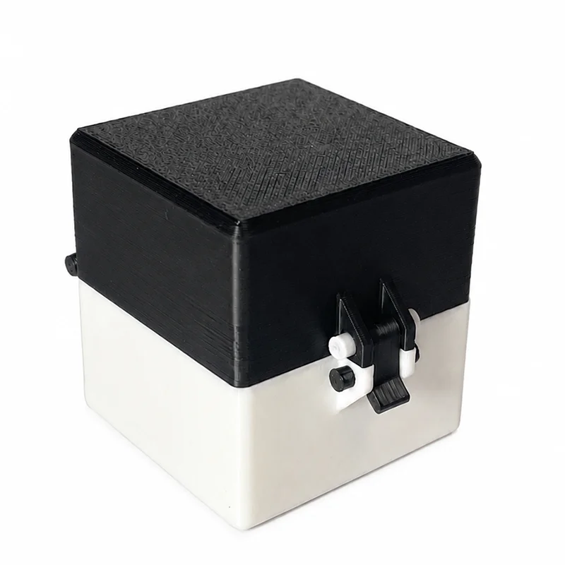 1PCS For DJI Mic Mini Mobile Version 3D Printed Storage Case Protective Holder Single Microphone Box Charging Port Buckle Pin