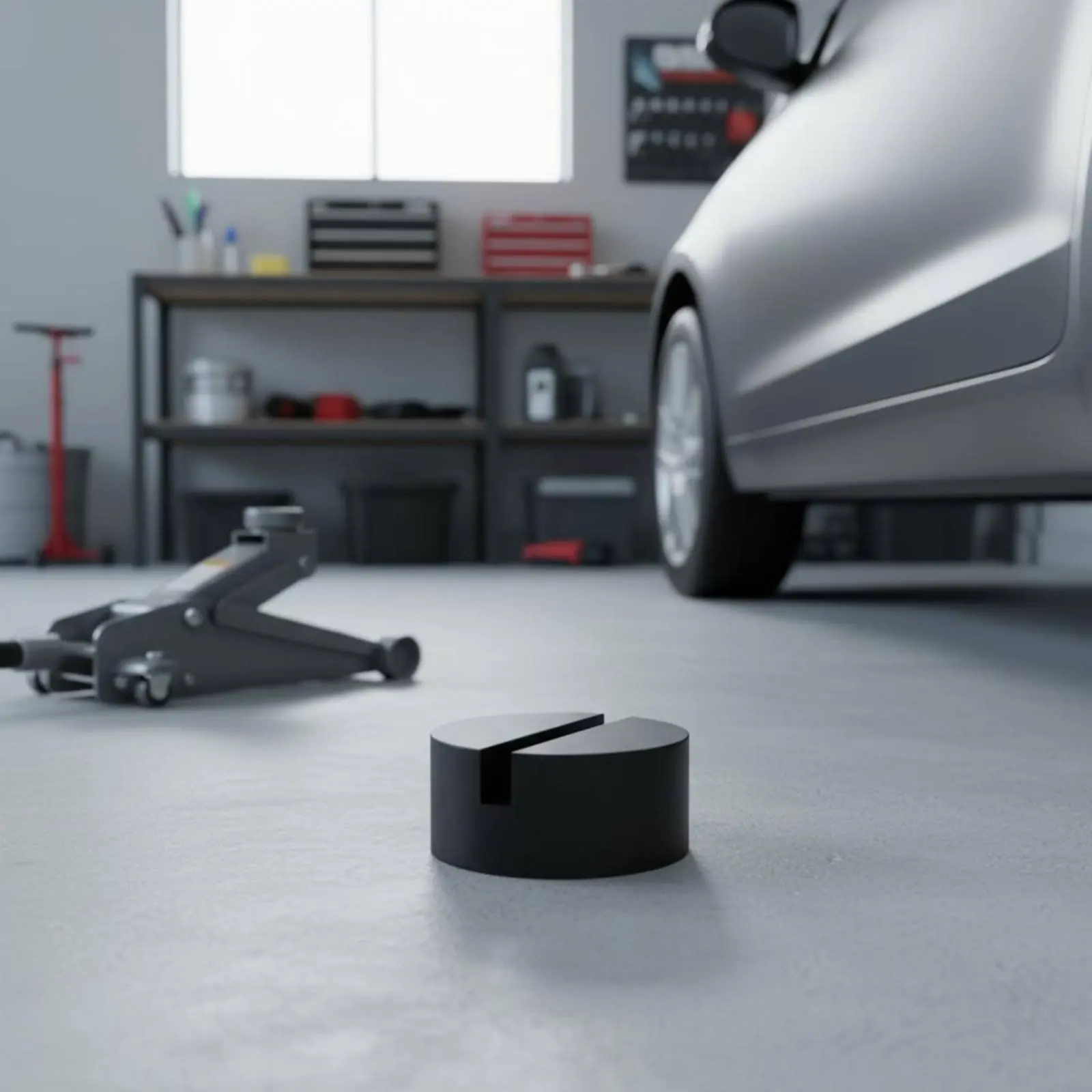 Picture 3: Rubber Support Block Shock-Absorbing Rubber Lift Pad Car Lift Pad Wear Resistant Vehicle Accessory High Load Capacity for Garage