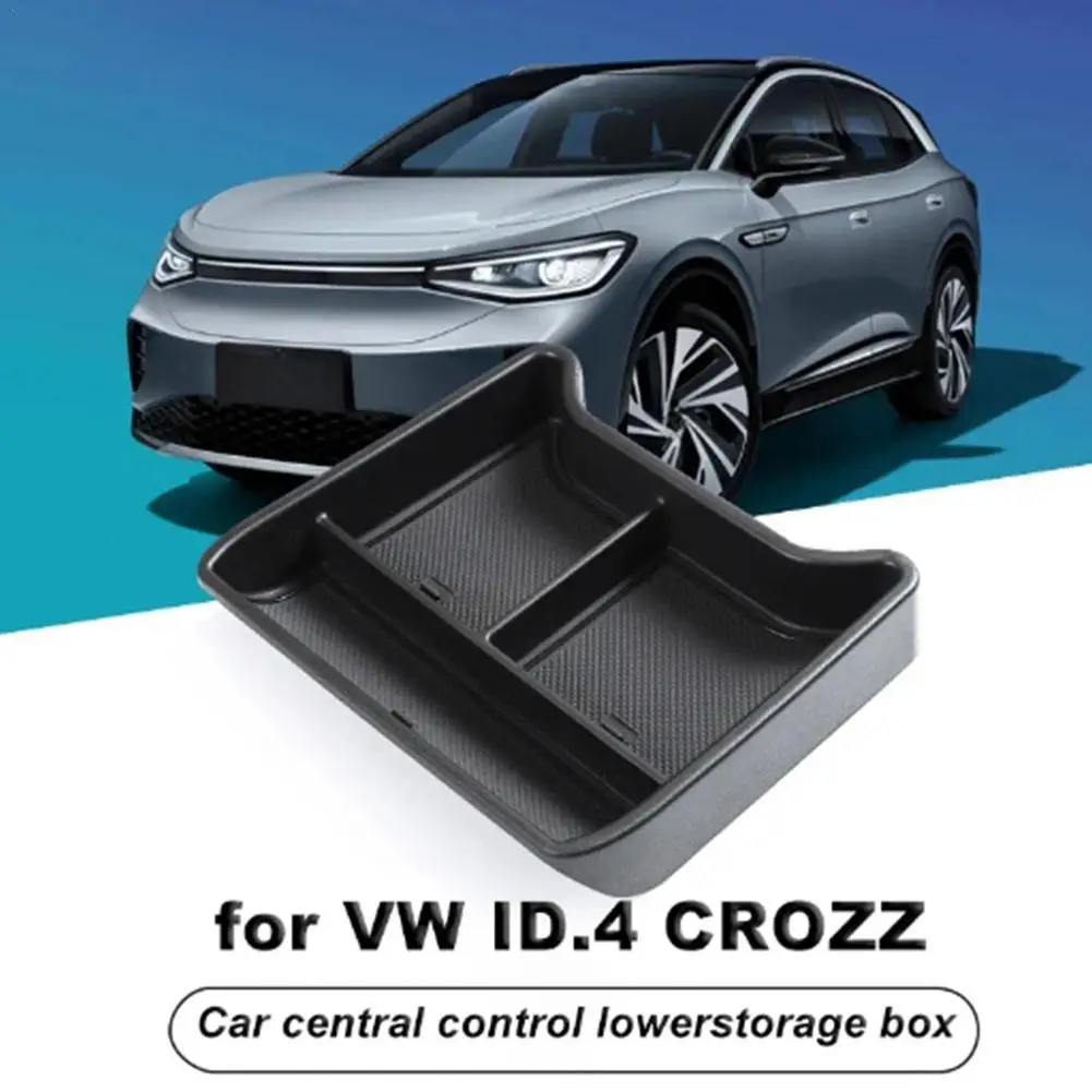 Car Console Armrest Lower Container Storage Box Refit For Volkswagen VW ID.4 ID4 ID 4 CROZZ Auto Interior Accessories