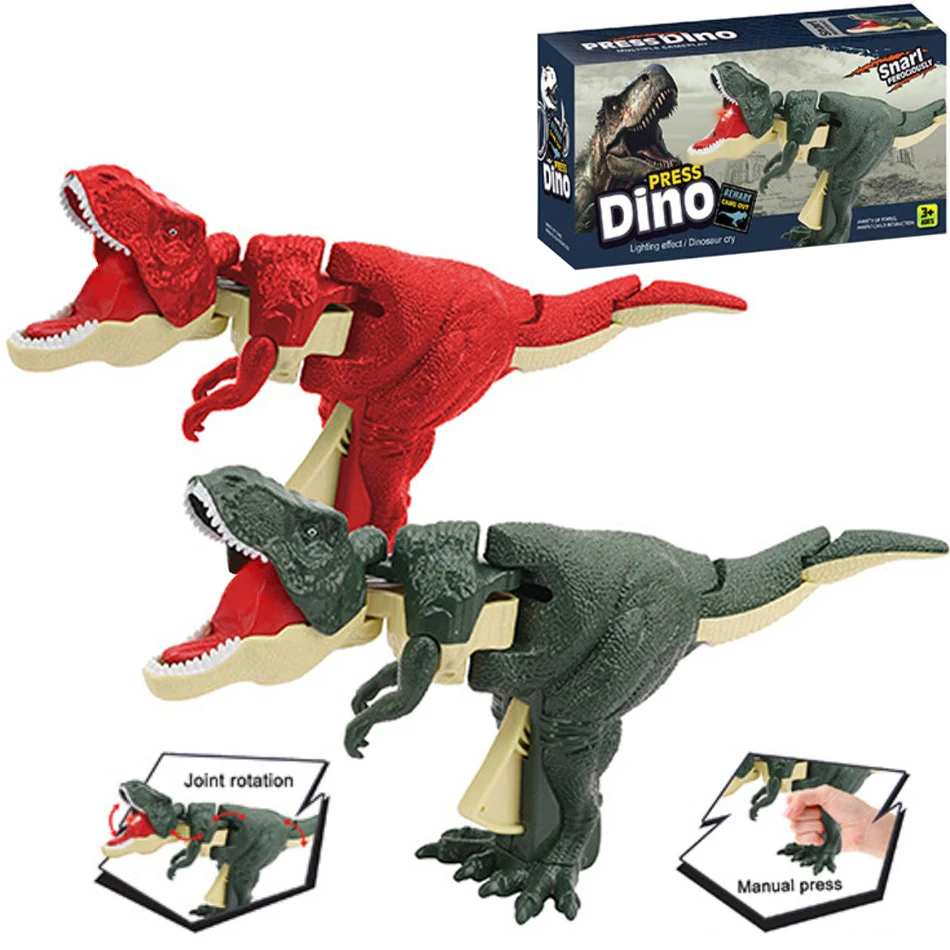 

NEW dinosaurio zazazaza de juguete oscilante t-rex juguete creativo telescópico primavera Dino Fidget regalos de Navidad para