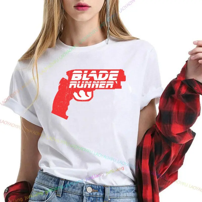 Blade Runner 2049 T-shirt for Men Funny Vintage Crew Neck Short Sleeve Loose Comfortable Street Fashion Casual Wear