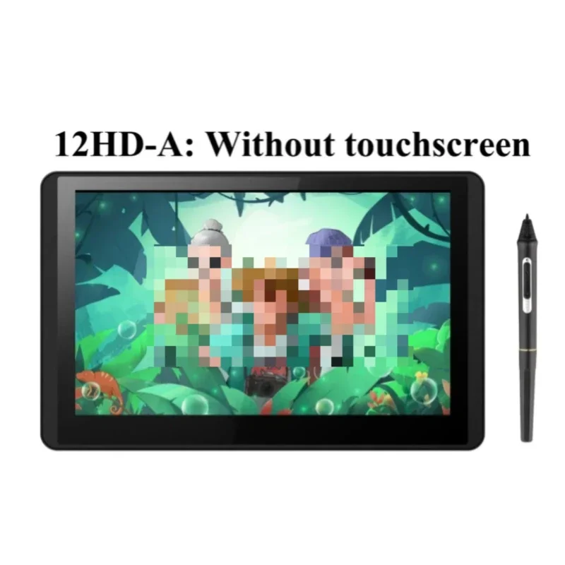 11.6 Inch Graphics Drawing Tablet BT-12HD/BT-12HDT Digital Drawing Tablet HD HIPS LCD 1366*768 Display 8192 Pressure Level