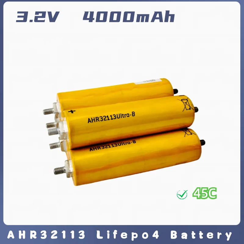 Complete New Manufacture for A123 AHR32113 Lifepo4 Battery 3.2V 4000mah 45C Rechargeable Lithium iron Phosphate Power Batteries