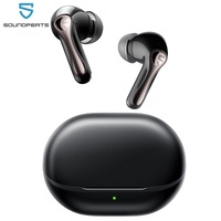 SOUNDPEATS Air5 Pro Wireless Earphones 55 dB Adaptive Hybrid ANC Bluetooth 5.4 Earbuds, Hi-Res LDAC aptX Loseless,6 Mics AI ENC