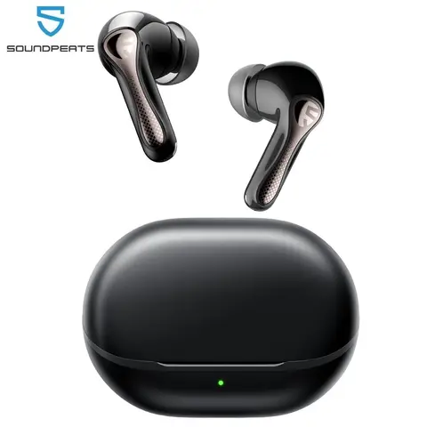 SOUNDPEATS Air5 Pro Wireless Earphones 55 dB Adaptive Hybrid ANC Bluetooth 5.4 Earbuds, Hi-Res LDAC AptX Lossless,6 Mics AI ENC