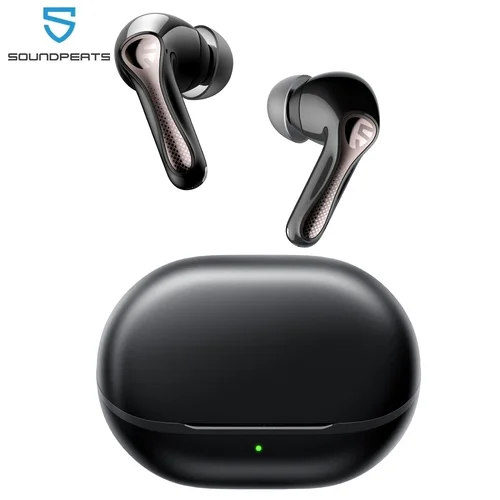Auriculares inalámbricos SOUNDPEATS Air5 Pro 55 dB auriculares híbridos adaptables ANC Bluetooth 5,4, LDAC de alta resolución aptX sin pérdidas, 6 micrófonos AI ENC