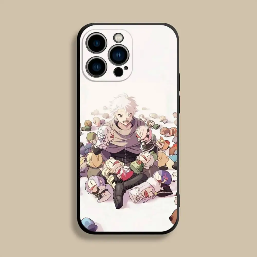 Re0 N-Natsuki S-Subaru حافظة هاتف آيفون 17,16,15,14,13,12,Pro,Max,Plus,E,SE4,Air,غطاء ناعم أسود صغير