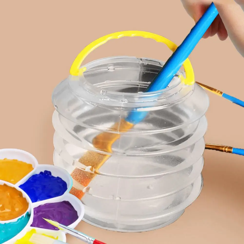 Pincel de plástico para lavar pintura de acuarela, suministros de arte