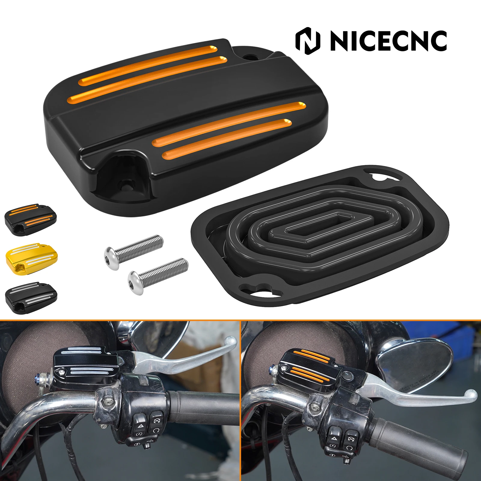 

For 2018-2023 Harley Road Glide Road King/Special Front Brake Master Cylinder Lid Cover for Harley Road Glide Limited 2020-2023