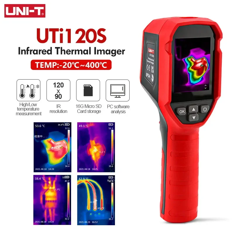 UNI T Thermal Imaging Camera UTI120S thermal camera for mobile repair Thermographic Camera Temperature -20C ~ 400C