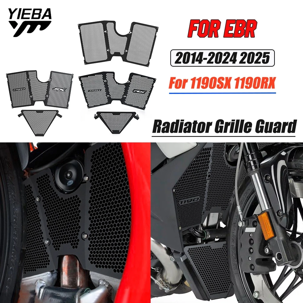 

For EBR 1190SX 1190RX 2014 -2019 2020 2021 2022 2023 2024 2025 Radiator Grille Guard Motorcycle Accessories Water Tank Protector
