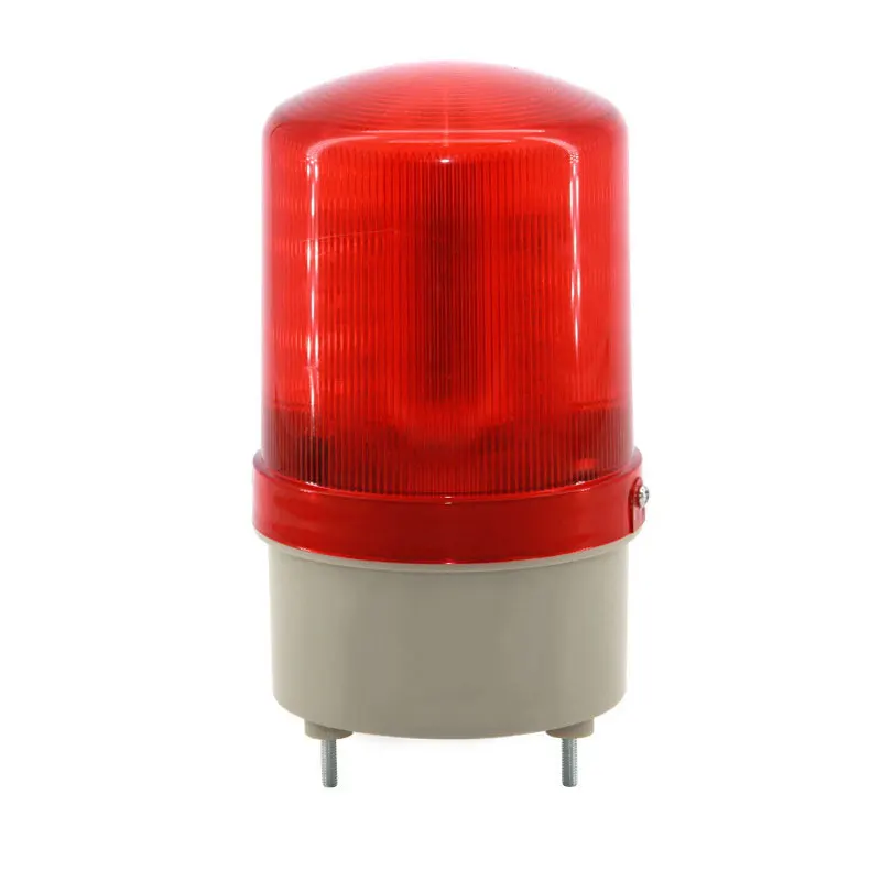 1Pcs 12/24-220v LED N-1101 Rotating Sound Beacon Warning Lamp For Industrial Spiral Fixed Alarm Emergency Light