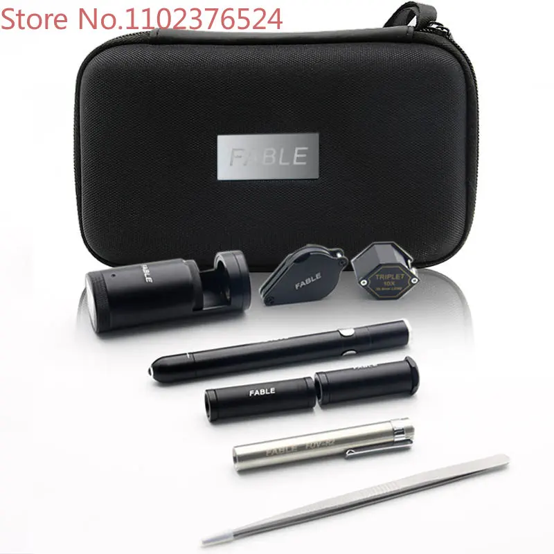 High quality Professional Hot Sale Gemology Tools Mini Gem tools kit with 8 items