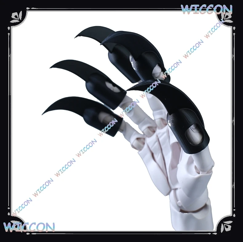 Animal Costume Fingernails Black Beast Claw Gloves Furry Paw Cosplay Accessories Halloween Werewolf Anime Role Play Prop Cosplay view 4