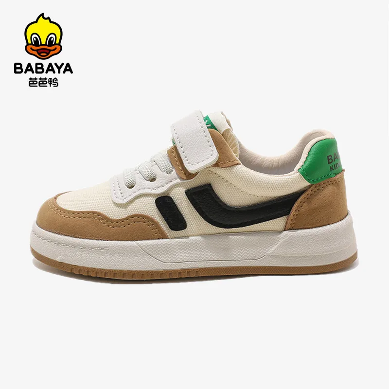 Babaya Children's Skate Shoes Boys Breathable Casual Shoes 2023 Autumn New Girls Canvas Shoes Non-slip Sneakers for Kids