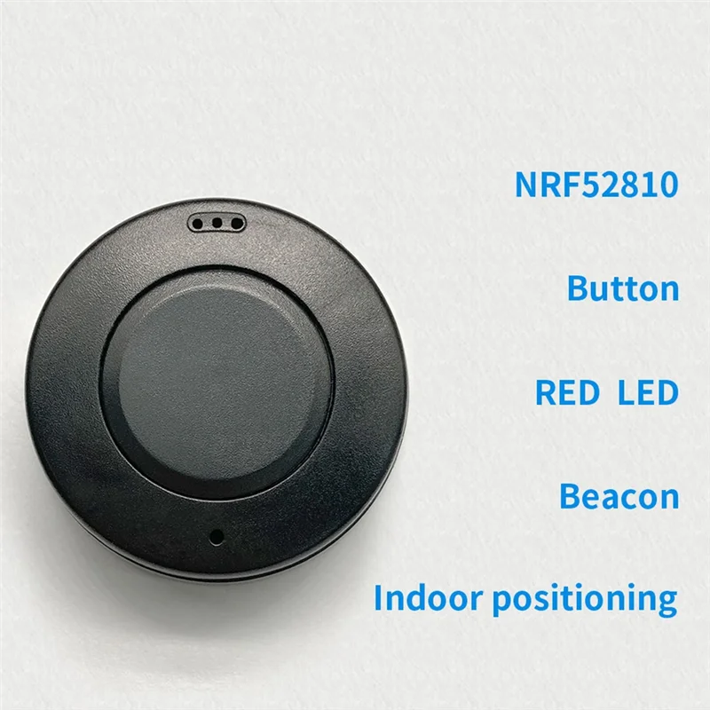 NRF52810 Bluetooth 5.0 Module met laag stroomverbruik Beacon Indoor Positionering Wit, 41,5 X 31,5 X 10 mm