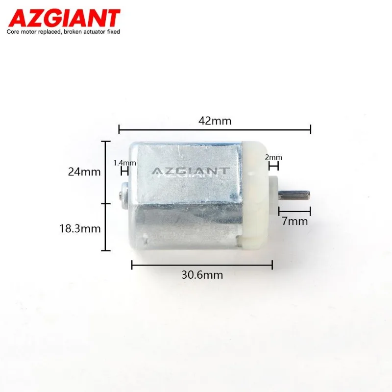 AZGIANT-Motor de rotación en sentido antihorario FC280, 1 piezas, 42mm, longitud Total del eje, 12000 RPM, F280420212, piezas de coche DIY