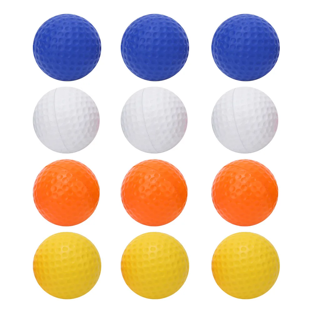 Children Golf Ball PU Children Kids Golf Balls Colorful Elastic Golfballs Set Training Practice Accessories