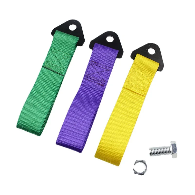 Tow Strap Universal High Quality Racing Car Tow Strap/tow Ropes/Hook/Towing Bars With Screws and Nuts