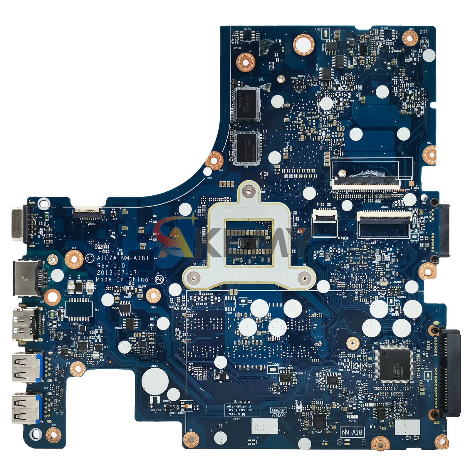 NM-A181 Mainboard For Lenovo Ideapad Z410 Laptop Motherboard NM-A181 PN 90004456 AILZA GPU GT740M Socket PGA947 100% Tests OK