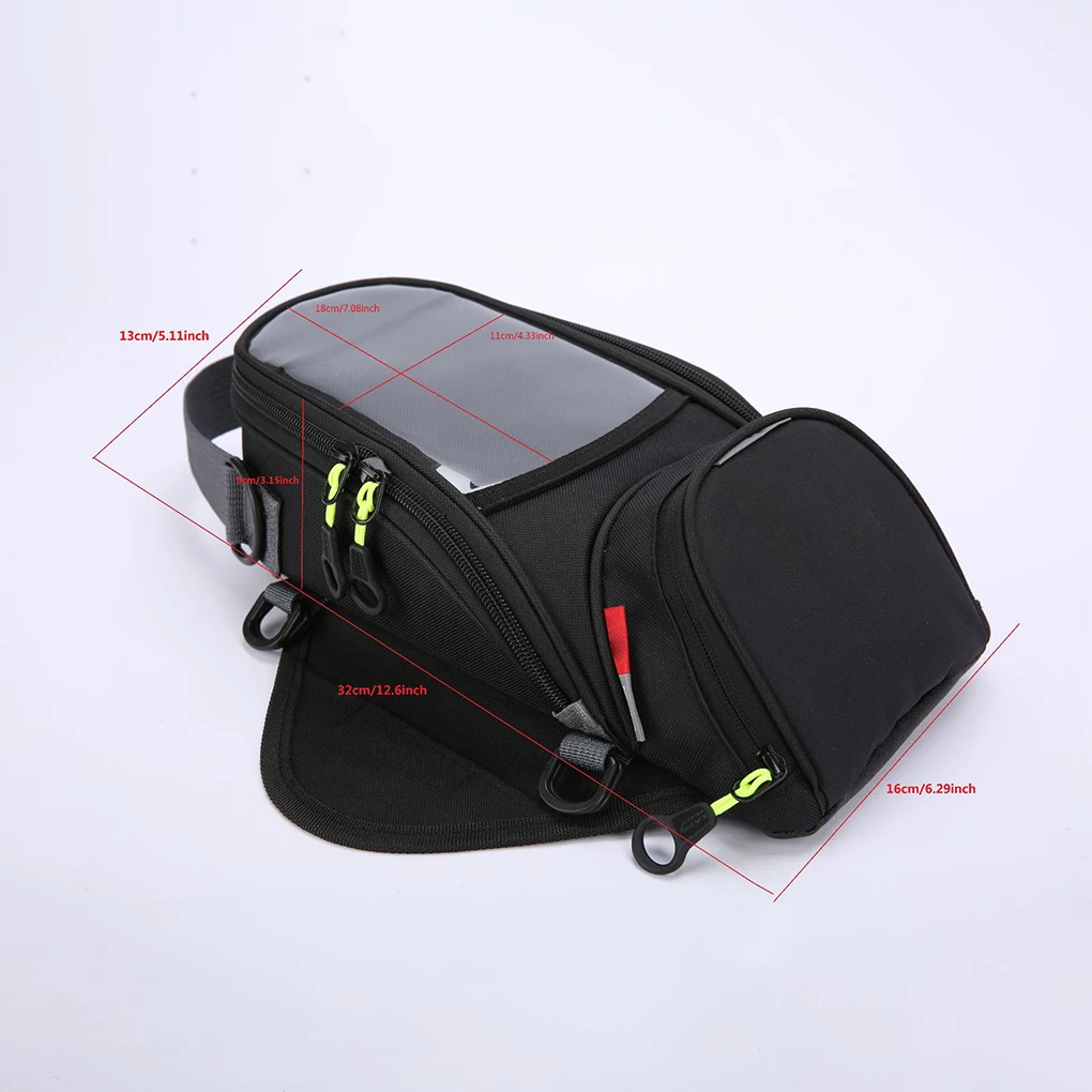 Sac de Carburant Noir pour Moto, Navigation pour Téléphone Portable, Précieux, Multifonctionnel, Petit Réservoir d'Huile GT