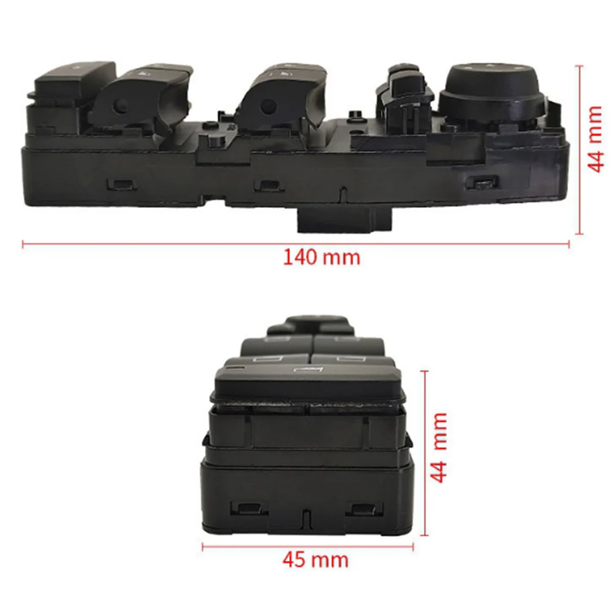 61319362116   Links Bestuurderszijde Raammechanisme Schakelaar Schakelaar Ruitbediening Knop voor BMW X5 F15 2013-2018 X6