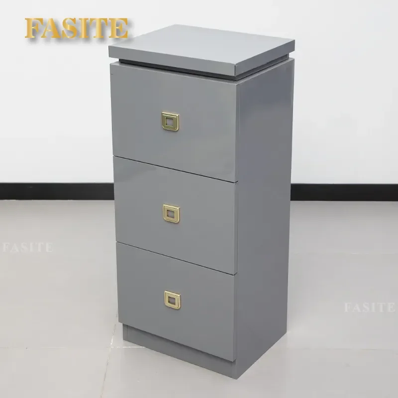 For Barber Shop Tool Cabinet Hair Storage Cart with Drawer and Locker Movable Trolley for Hairdresser Beauty Station