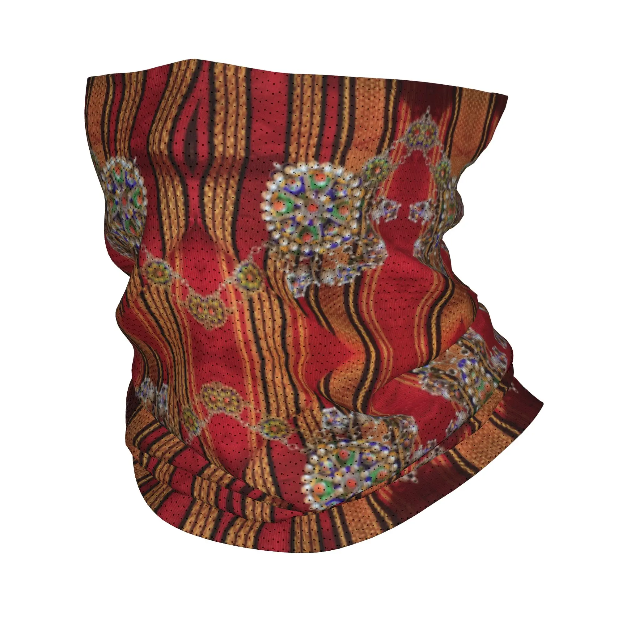 

Amazigh Kabyle Jewelry Bandana Neck Gaiter UV Protection Face Scarf Cover Africa Berber Ethnic Style Headband Tube Balaclava