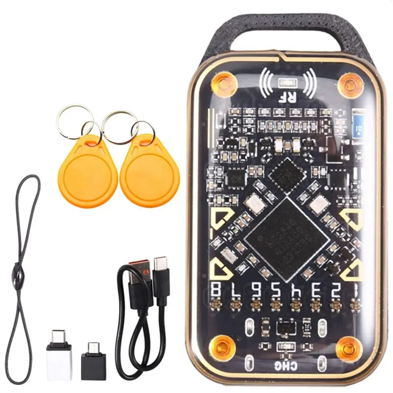 winter-essential-chameleon-ultra-smart-card-emulator-2xcuid-keychain-rfid-smart-chip-reader-125k-1356mhz-card-decode-duplicator
