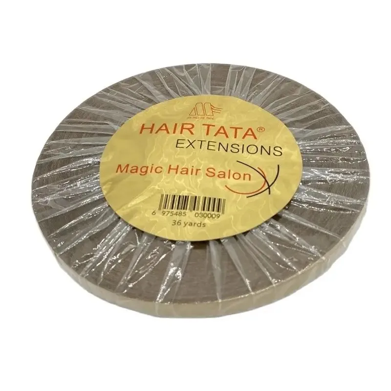 TATA Double-Sided Adhesive Hair Extension Tape 1 Roll 36 Yards Width 0.8/1cm Support Tape for Tape-In Hair Extensions