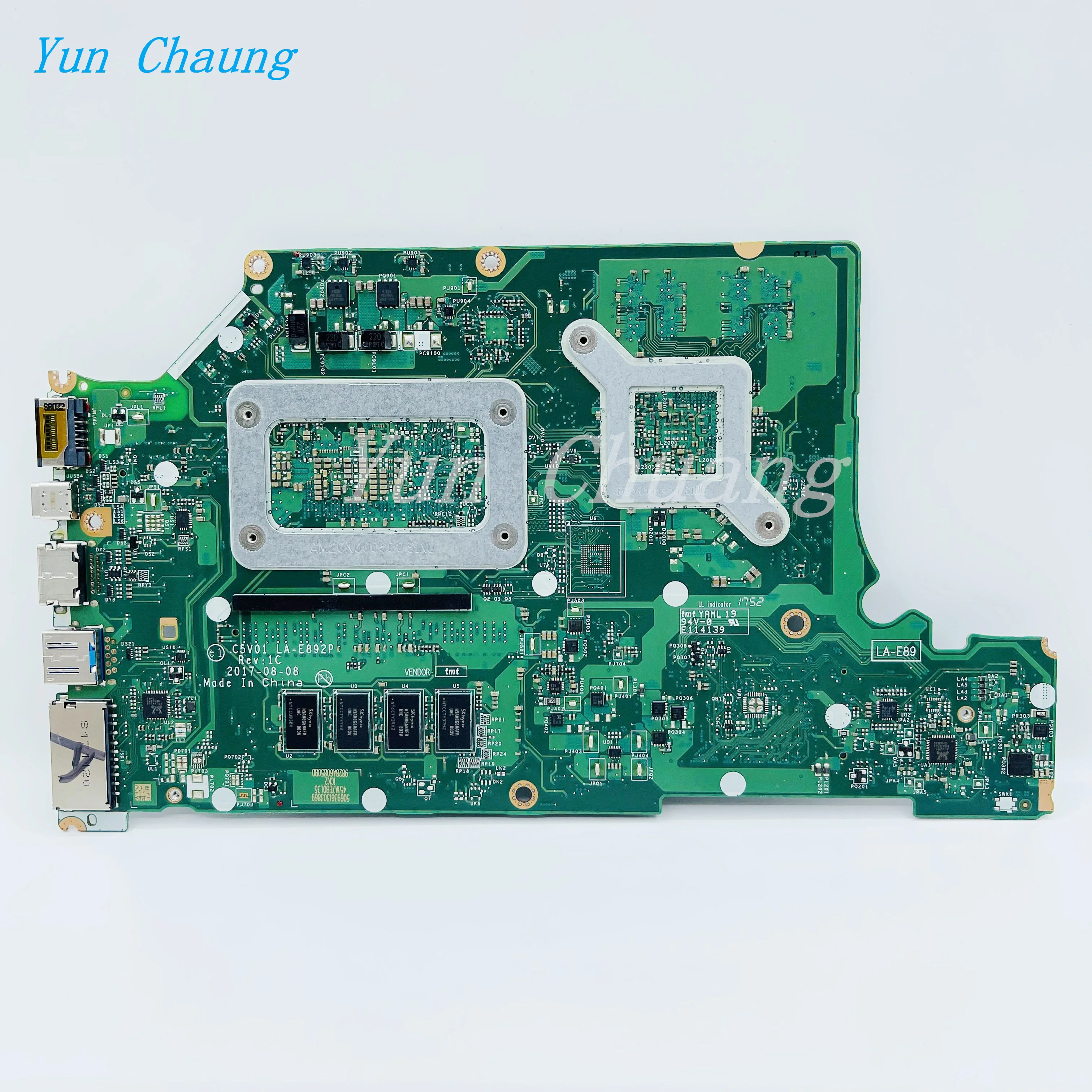 C5V01 LA-E892P Mainboard For Acer Aspire A515-51G A515-51 A615-51G Laptop Motherboard With i3 i5 i7 CPU MX150/940MX 2G GPU DDR4