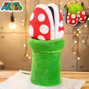 Super Mario des Cartoon Cogumel House Slippers Plüsch Piranha Pflanze Kreative Schuhe Spielzeug für Kinder Peluche Plüschspielzeug Kinder Geschenk 8 Hauptverkaufspilze von Mario - №7