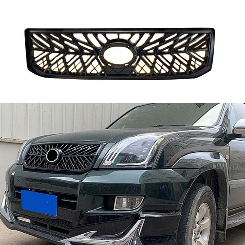 

New！ Fit for Toyota Prado FJ120 2003 2004 2005 2006 2007 2008 2009 grille TRD grille honeycomb grille high quality modification