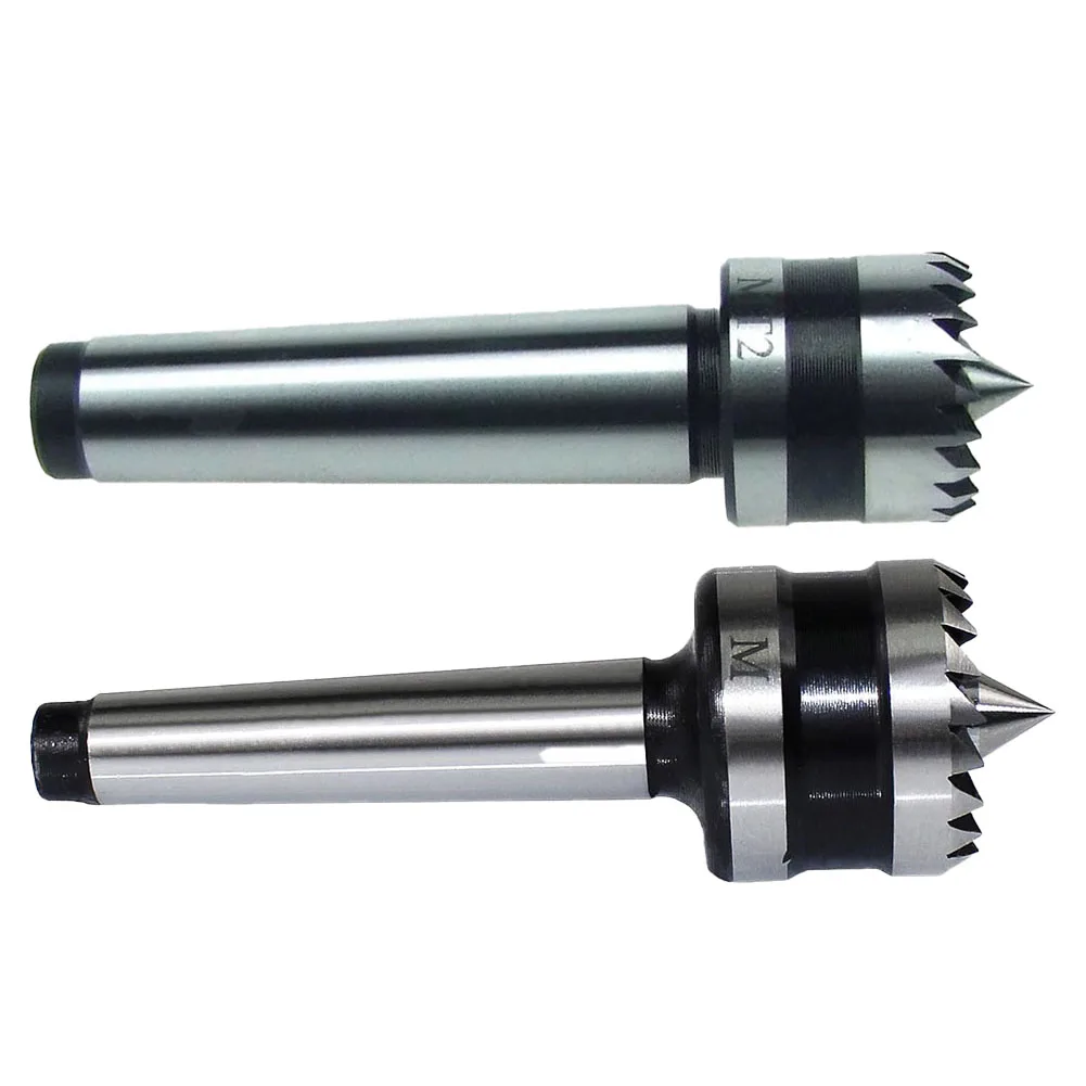 Crown Multi-tooth Woodworking Lathe Drive Center Spindle MT1 Or MT2 Wood Lathe Drive Center Collet Chucks CNC Metalworking Tools