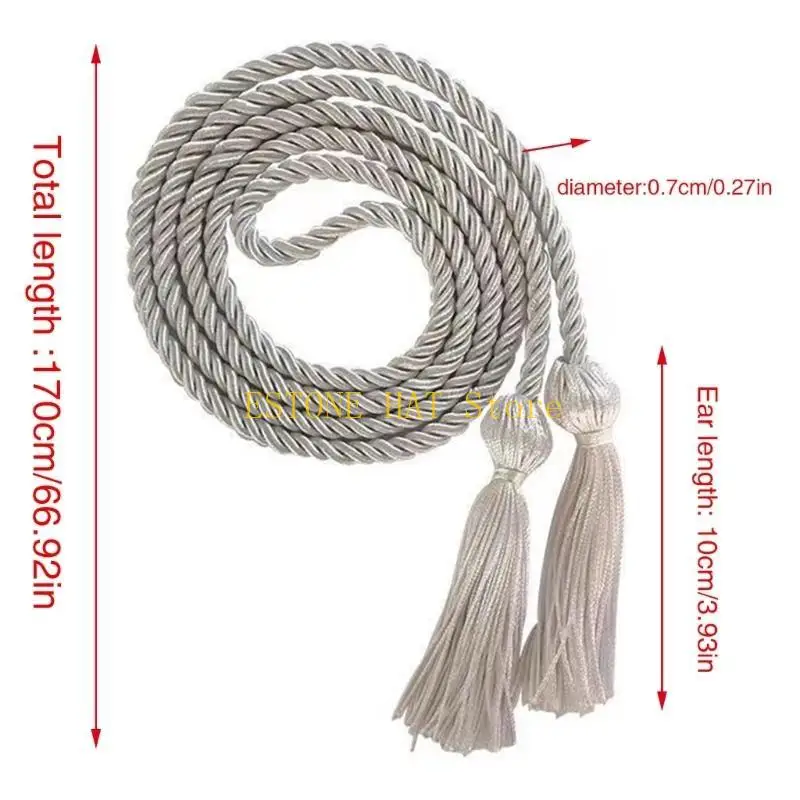 49MF Graduation Cord with Long Tassels Graduation Cord Graduation Tassels