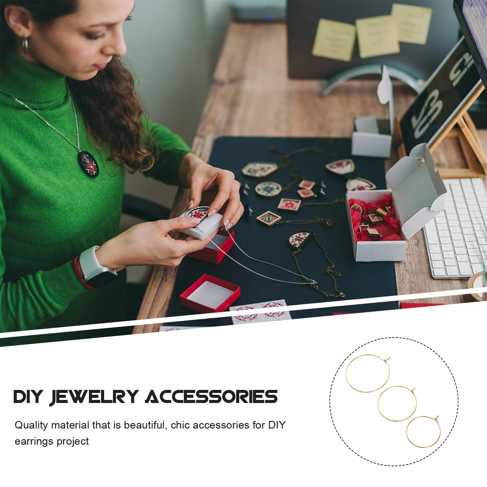 

Набор для изготовления серег, 180 шт., железные кольца для рукоделия, комплект для создания украшений, заготовки для серег ручной работы, круглые основы для серег, аксессуары для ювелирных изделий