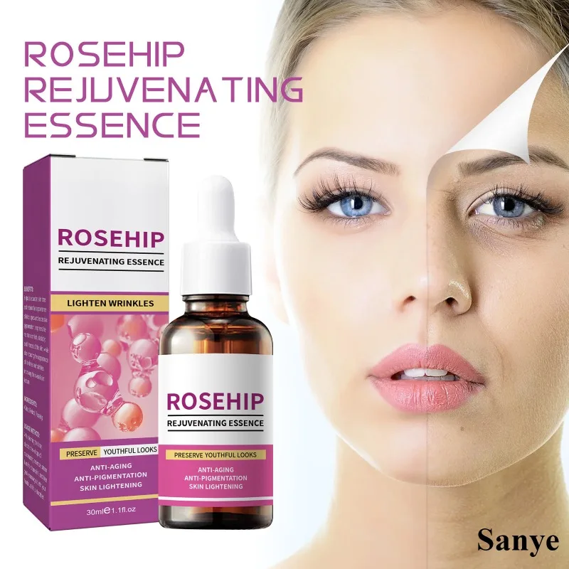 

Natural Remove Spots Rosehip Oil Face Firming Anti-wrinkle Serum Instant Anti-aging Essence Lifting Fade Fine Lines Skin Care