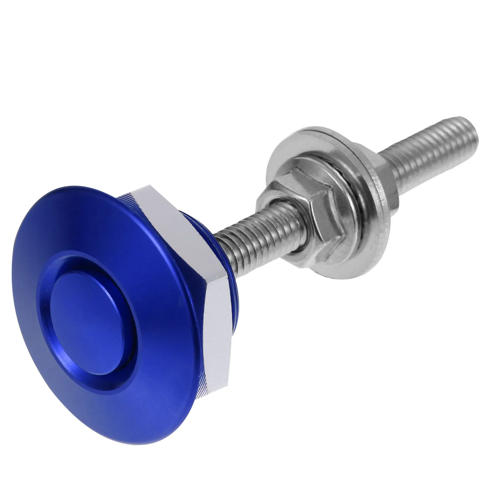 

Universal Hood Lock Engine Bonnet Alloy Push Button Durable Wear Resistant Secure Vibration Free Driving Practical Car Exterior