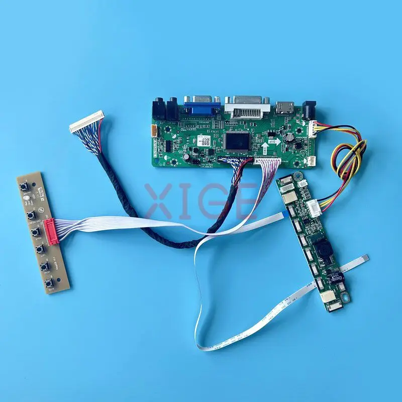 LCD Monitor Driver Controller Board Fit MT230DW01 MT230DW03 VGA DVI 30-Pin LVDS HDMI-Compatible Display Screen Kit 23