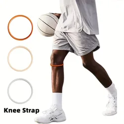 1PC Fine Patella Belt Basketball Knee Force Belt Patella Knee Joint Rope Ring Rubber Band Sports Pad Elastic Fixation Ultra-fine