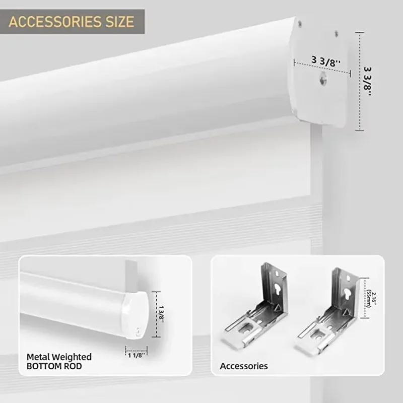 Electric custom PVC built-in electric motor shutters, intelligent control, suitable for hotels, offices, apartment projects