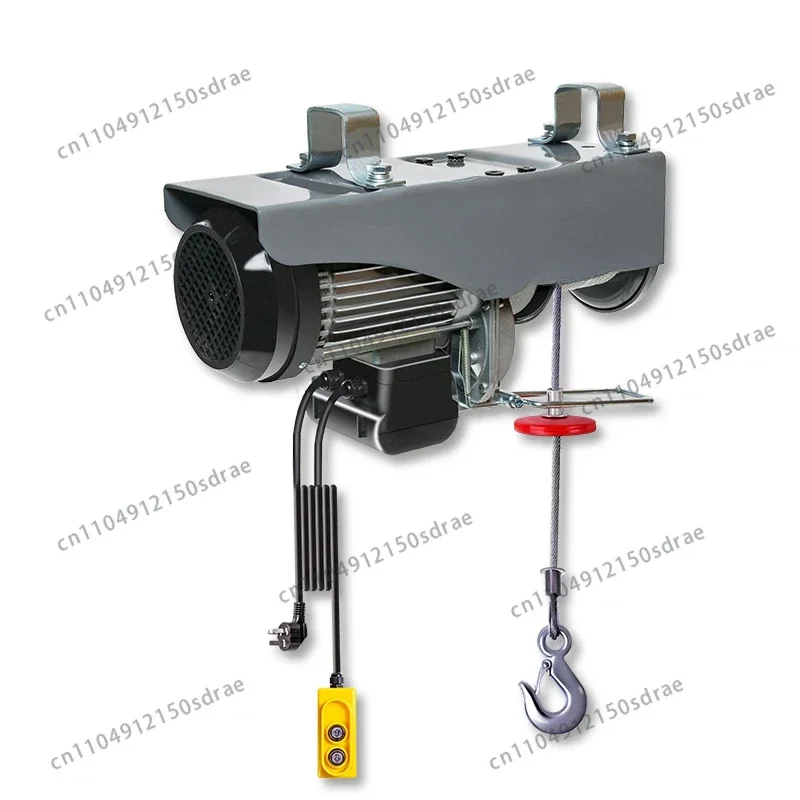 220V 12m 20m 30m Micro Electric Hoist Crane Household Small Lift Hoist 1 Ton / 0.5T Winch Decoration Crane