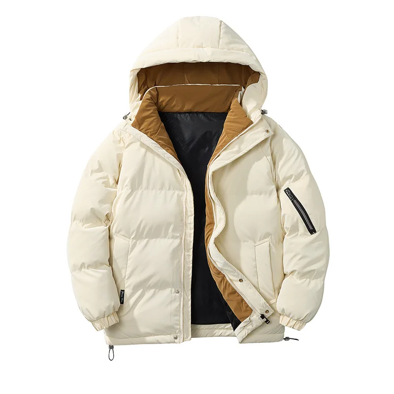 Veste Parka à Capuche Imperméable et Chaude pour Homme, Manteau Décontracté de Marque, Coupe-vent, Nouvelle Collection Hiver