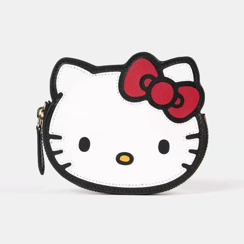 

Kawaii Hello Kitty Bag Cute Cartoon Coin Purse Large Storage Bag Student Stationery Decoration Women Accessories Holiday Gift
